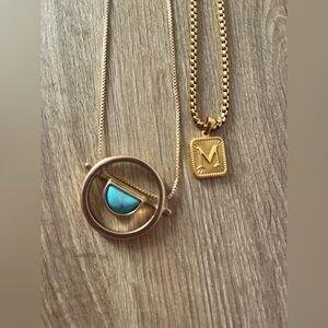 Necklace initial custom